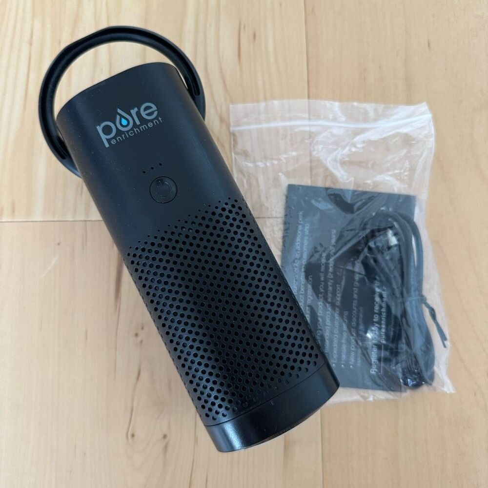 Pure Enrichment PureZone Mini Portable Air Purifier Cordless HEPA Filter